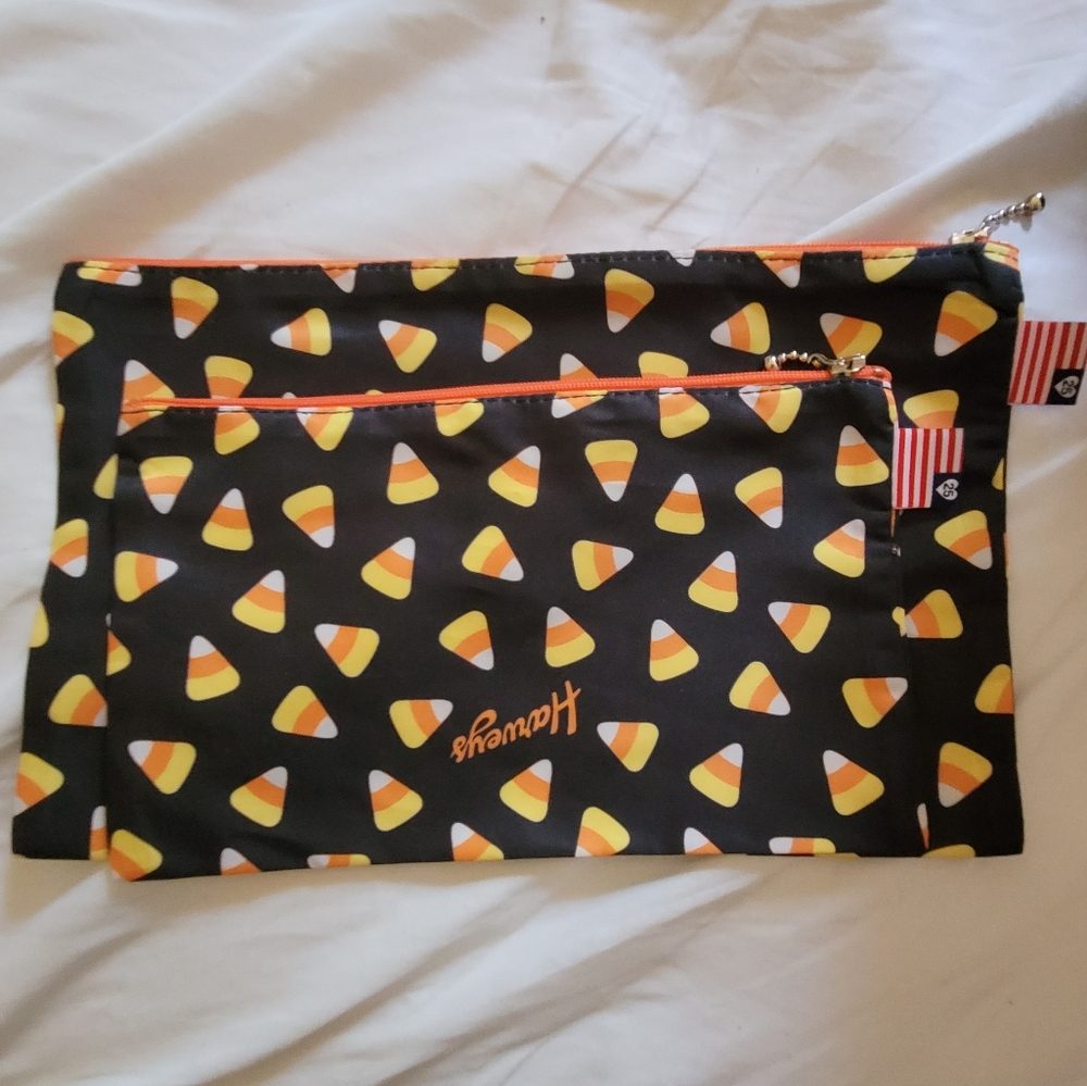 Harveys candy corn travel storage bags